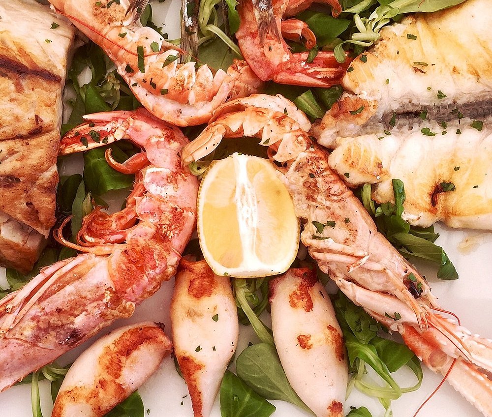 Piatto del Ristorante Alga Blu